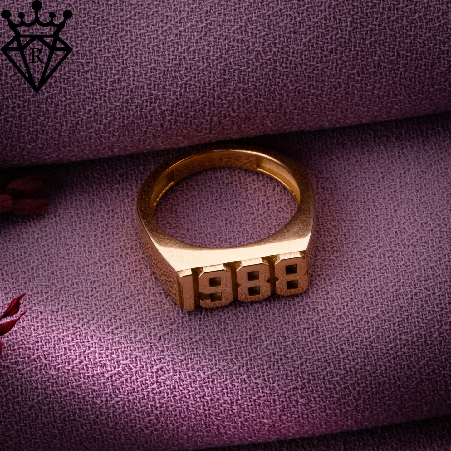 Personalized Date Ring – 925 Sterling Silver, Gold Plated, Handmade Special Day Memory Ring