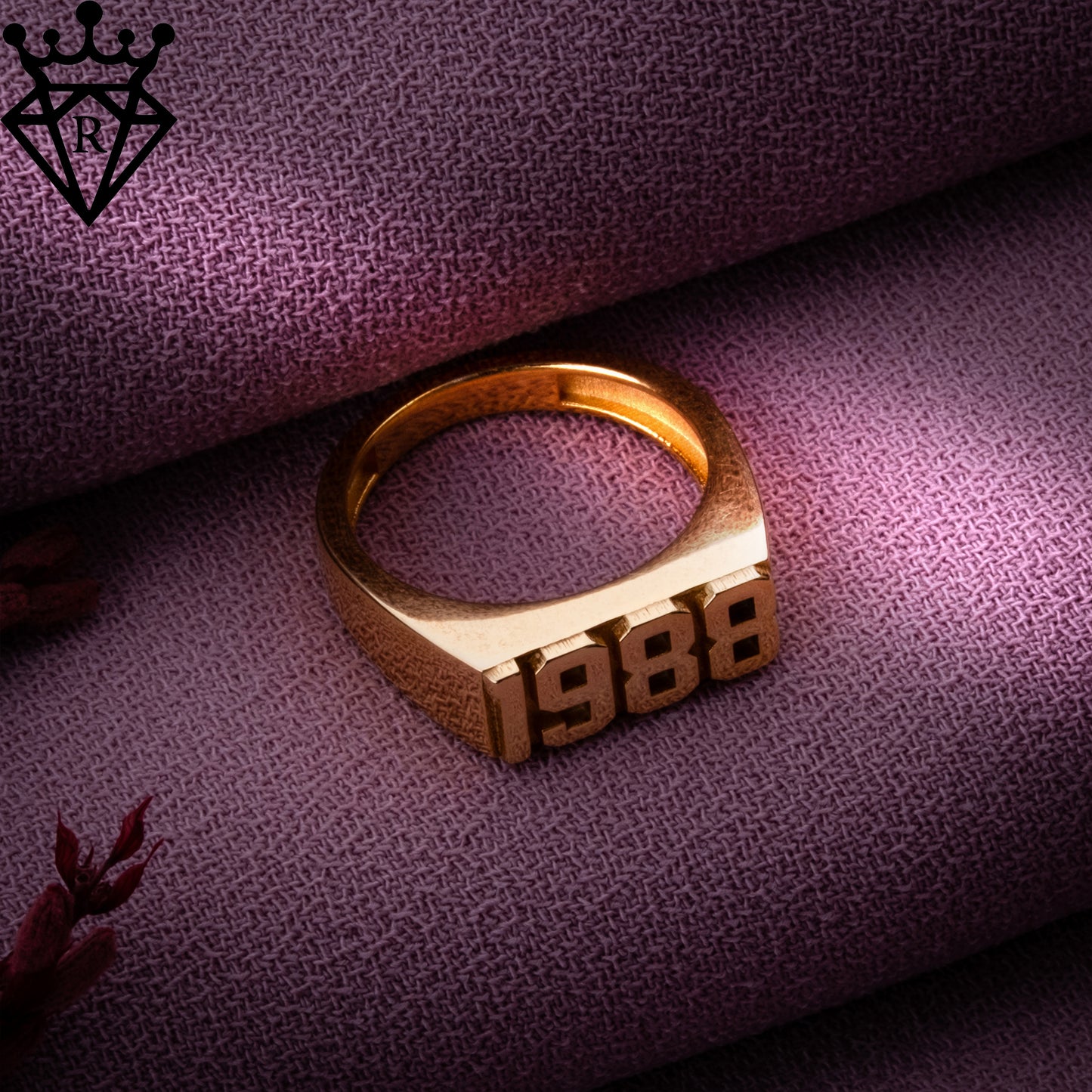 Personalized Date Ring – 925 Sterling Silver, Gold Plated, Handmade Special Day Memory Ring