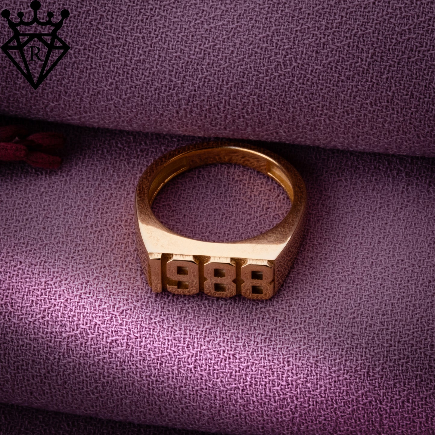 Personalized Date Ring – 925 Sterling Silver, Gold Plated, Handmade Special Day Memory Ring