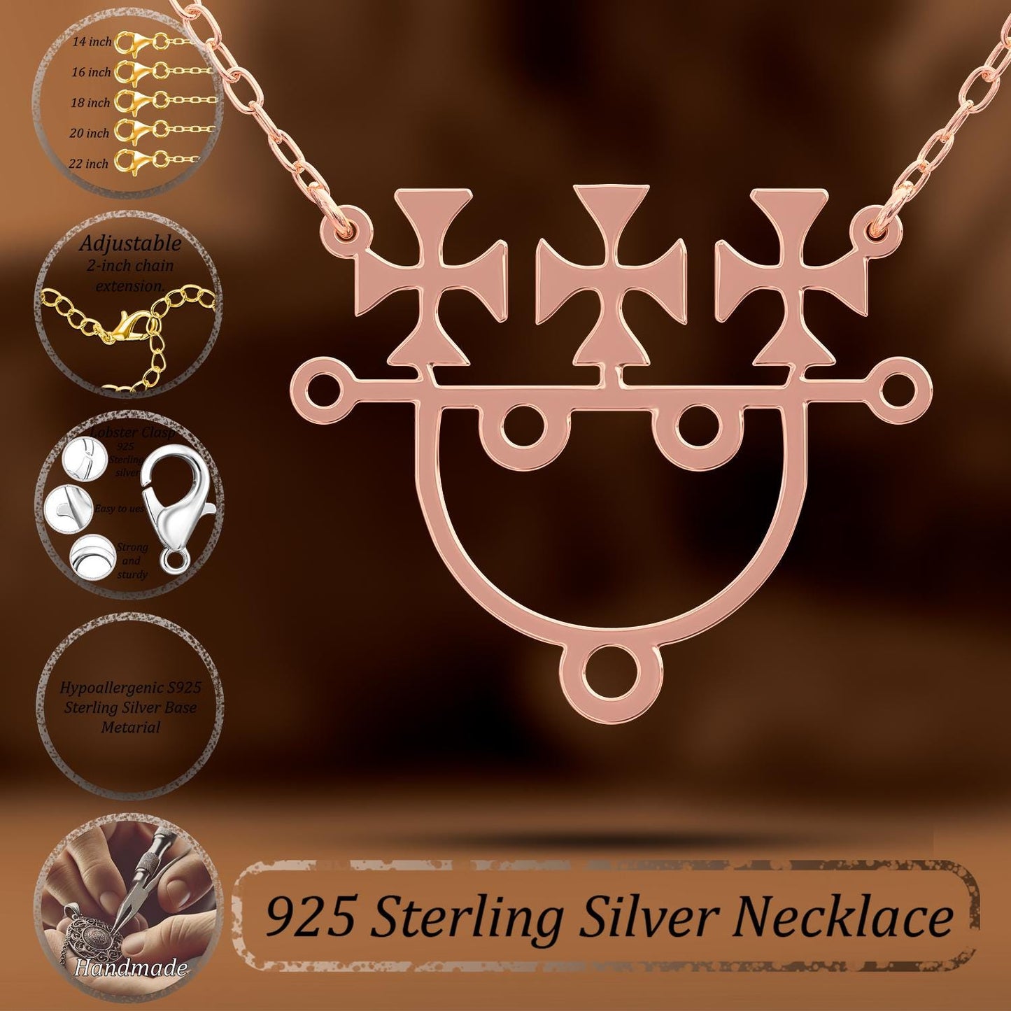 Sitri Sigil Necklace,Occult Pendant,Gothic Witchcraft Jewelry,Wiccan Demon Charm,Silver & Gold Witch Necklace,Gift for Her-handmade pendant