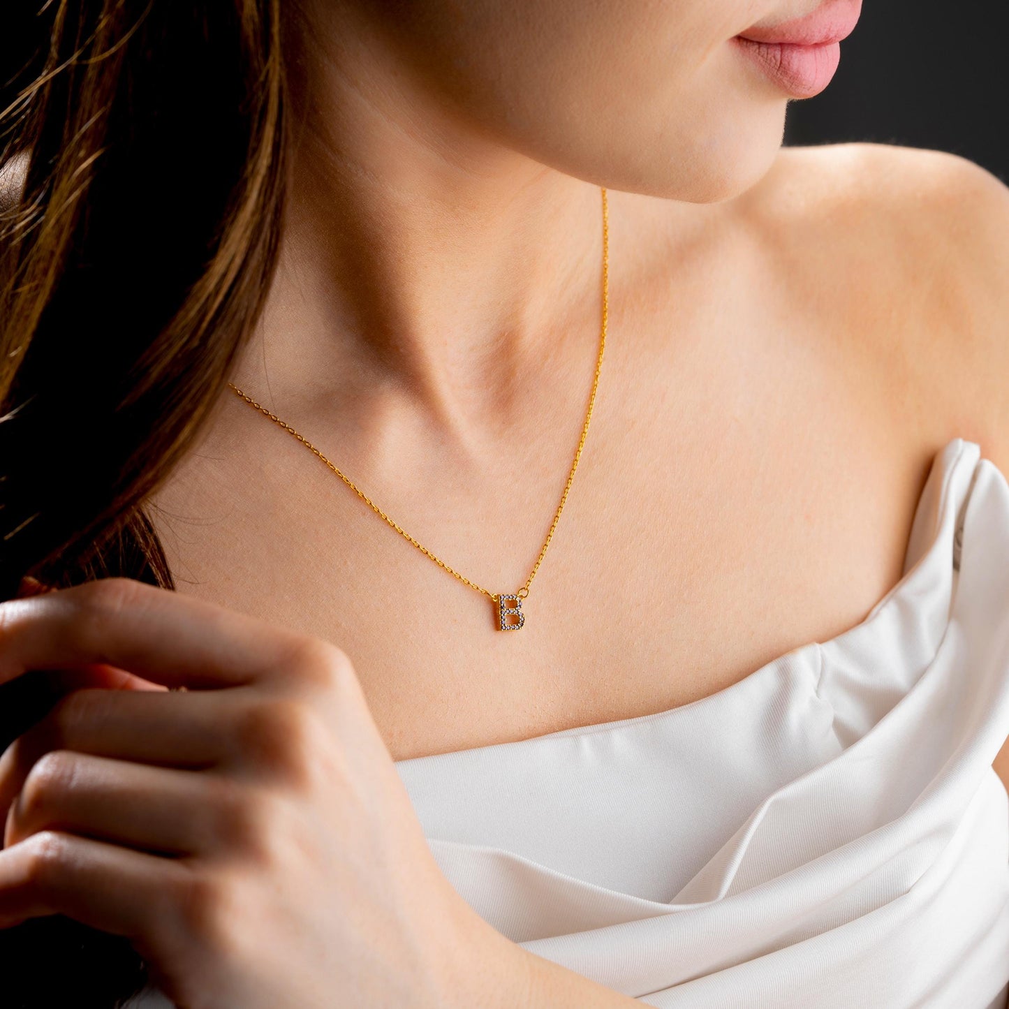 Letter Initial Necklace,Minimalist Bubble Charm Jewelry,Personalized Name Necklace, Birthday Gift for Her, Necklace for Women,Charm Necklace