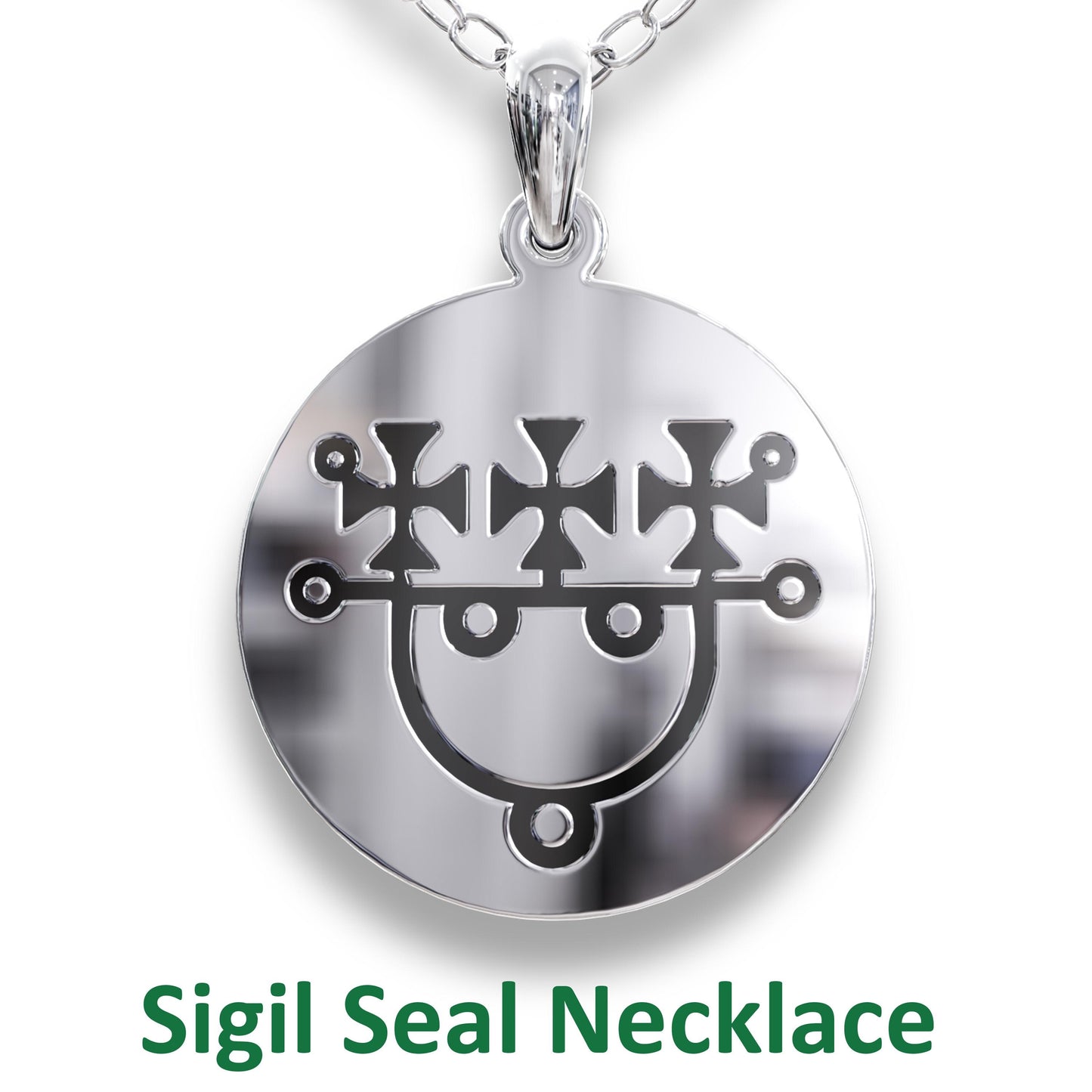 Sitri Sigil Necklace, Gothic Wiccan Pendant, Occult Demon Jewelry, Witchcraft Charm, Silver or Gold Plated Witch Necklace for Her-handmade