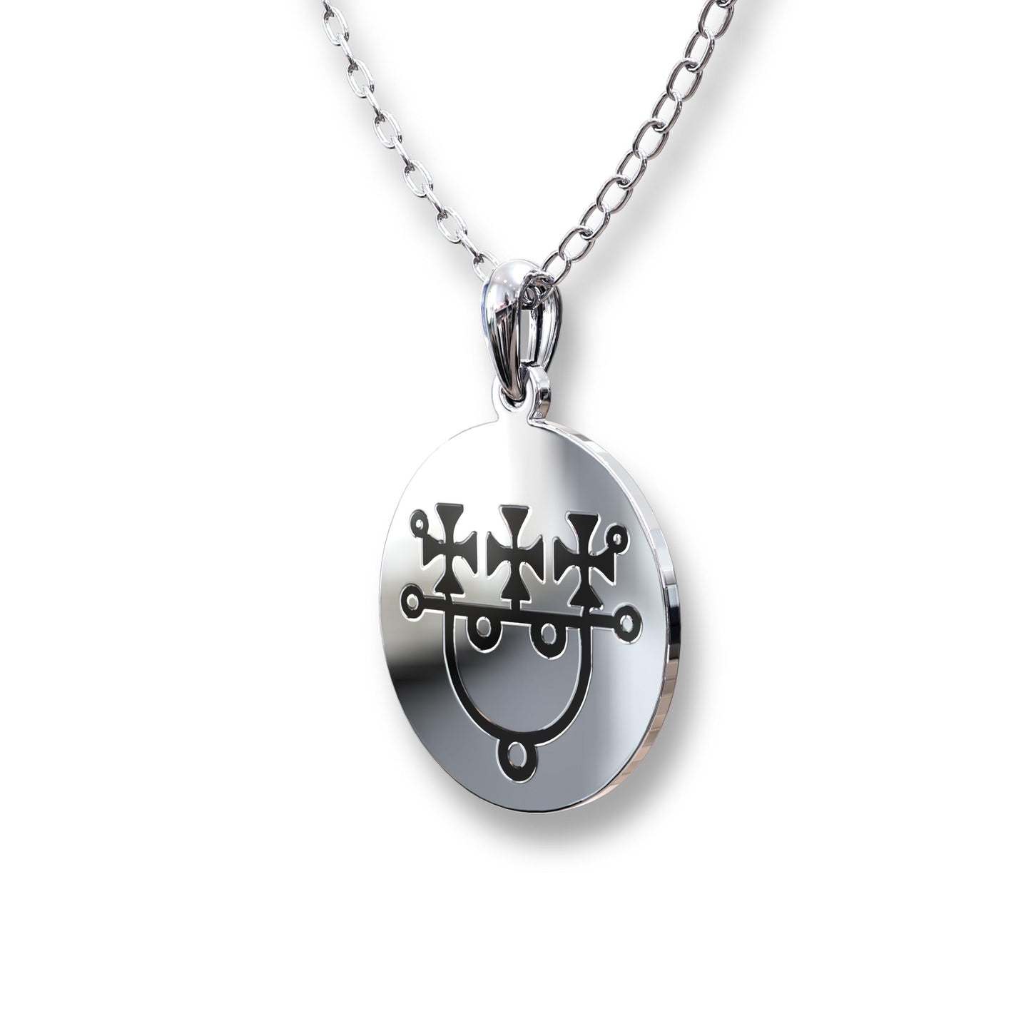 Sitri Sigil Necklace, Gothic Wiccan Pendant, Occult Demon Jewelry, Witchcraft Charm, Silver or Gold Plated Witch Necklace for Her-handmade