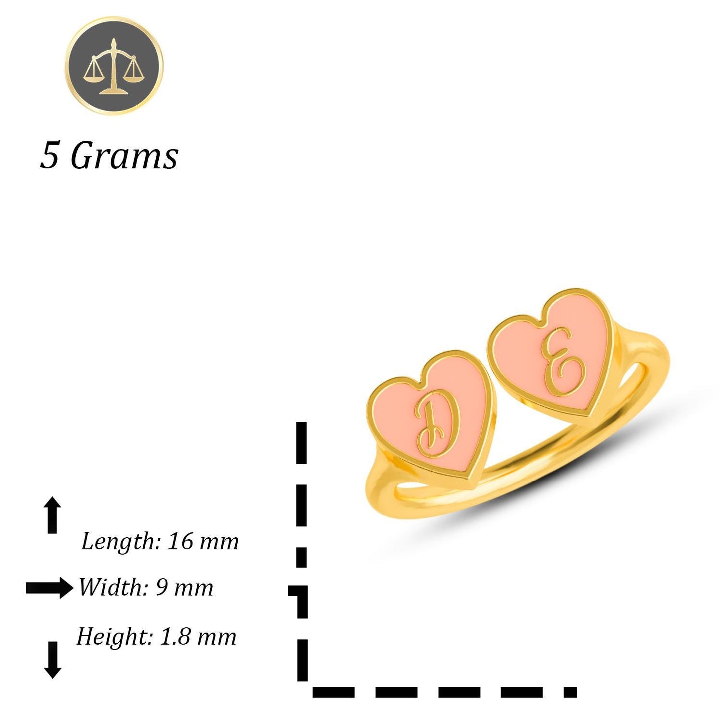 Heart Gold Signet Ring, Personalized Engraved Silver Pinky Ring, Elden Ring Inspired Jewelry, Gold Filled Birthday Gift for Her,handmade