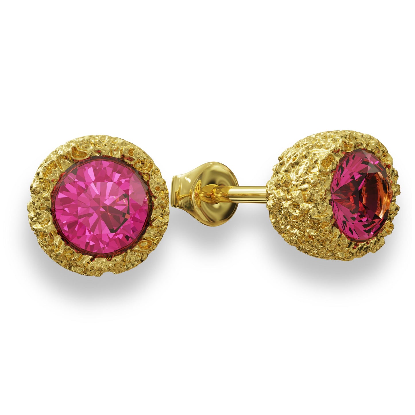 Ruby Stud Earrings, Sapphire Earrings, Moissanite, Garnet Earrings, Vintage Gold Studs, Birthstone Jewelry,Handmade Anniversary Gift for Her