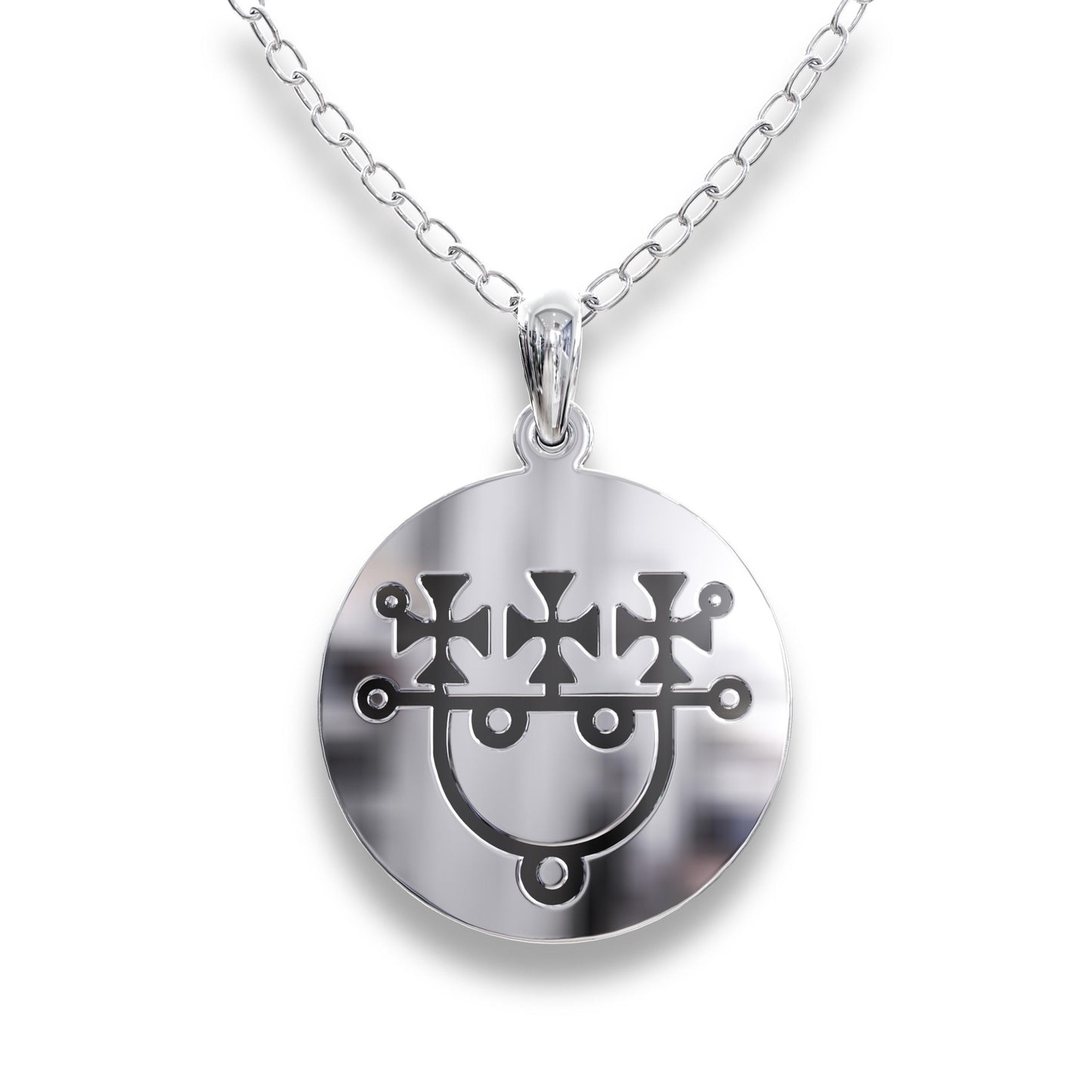 Sitri Sigil Necklace, Gothic Wiccan Pendant, Occult Demon Jewelry, Witchcraft Charm, Silver or Gold Plated Witch Necklace for Her-handmade