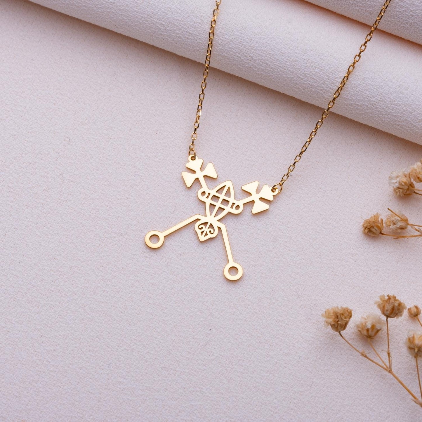 Bael Sigil Necklace, Goetia Sigil Pendant, Beelzebub Demon Sigil, Occult Jewelry, King Solomon Seal, Men's Locket Necklace, Gift for Her