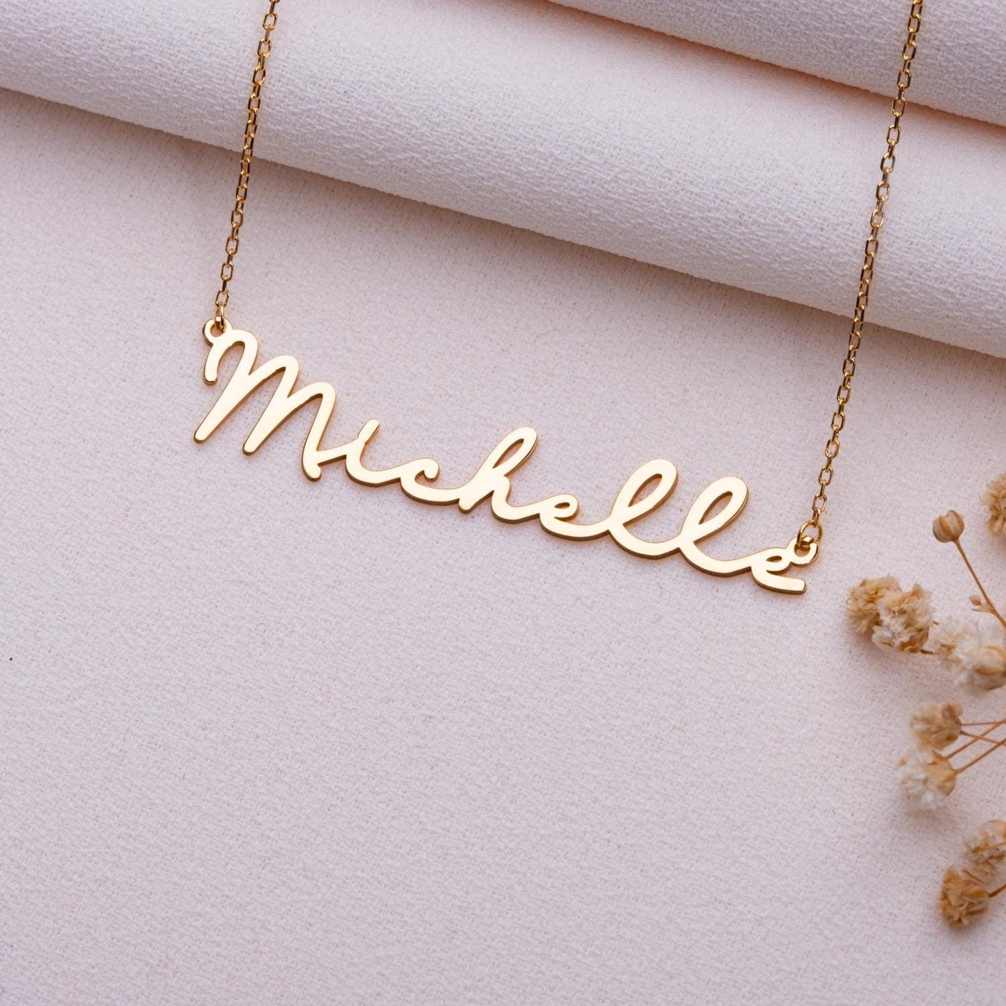 Custom Name Necklace,Personalized Name Plate Jewelry,Gold or Silver Name Logo Necklace,Gift for Her,Birthday Gift,Kids Necklace.Handmade