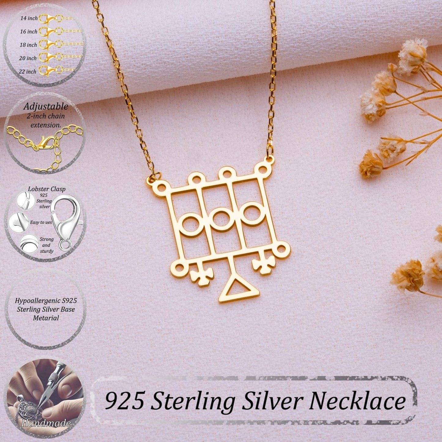 Furcas Sigil Necklace • Lucifer Lilith Astaroth Protection Pendant•Custom Supernatural Sigil • Gothic Halloween Witch Necklace-handmade gift