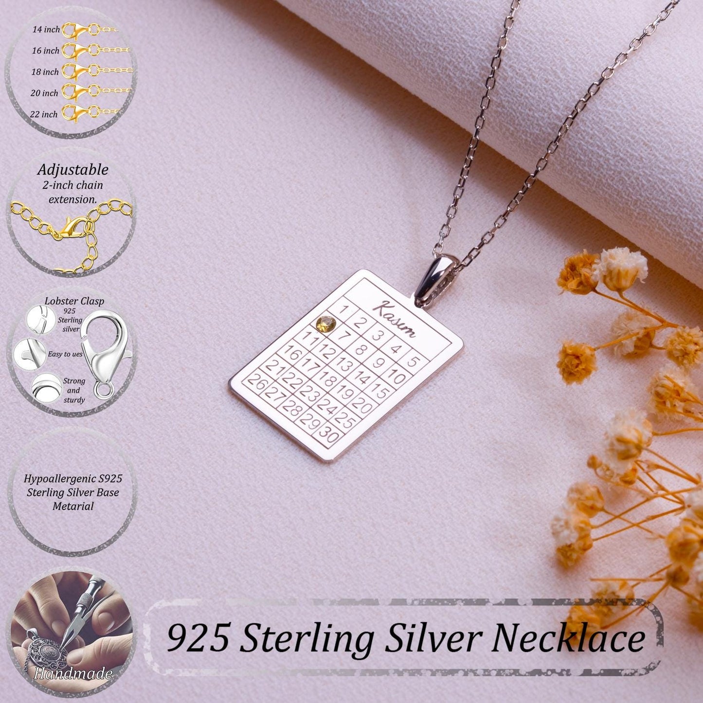 Birthstone Bar Date Necklace –Birthstone jewelry , Custom Nameplate Jewelry, Gold Bar Necklace, Mother Gift, Personalized Birthday Keepsake