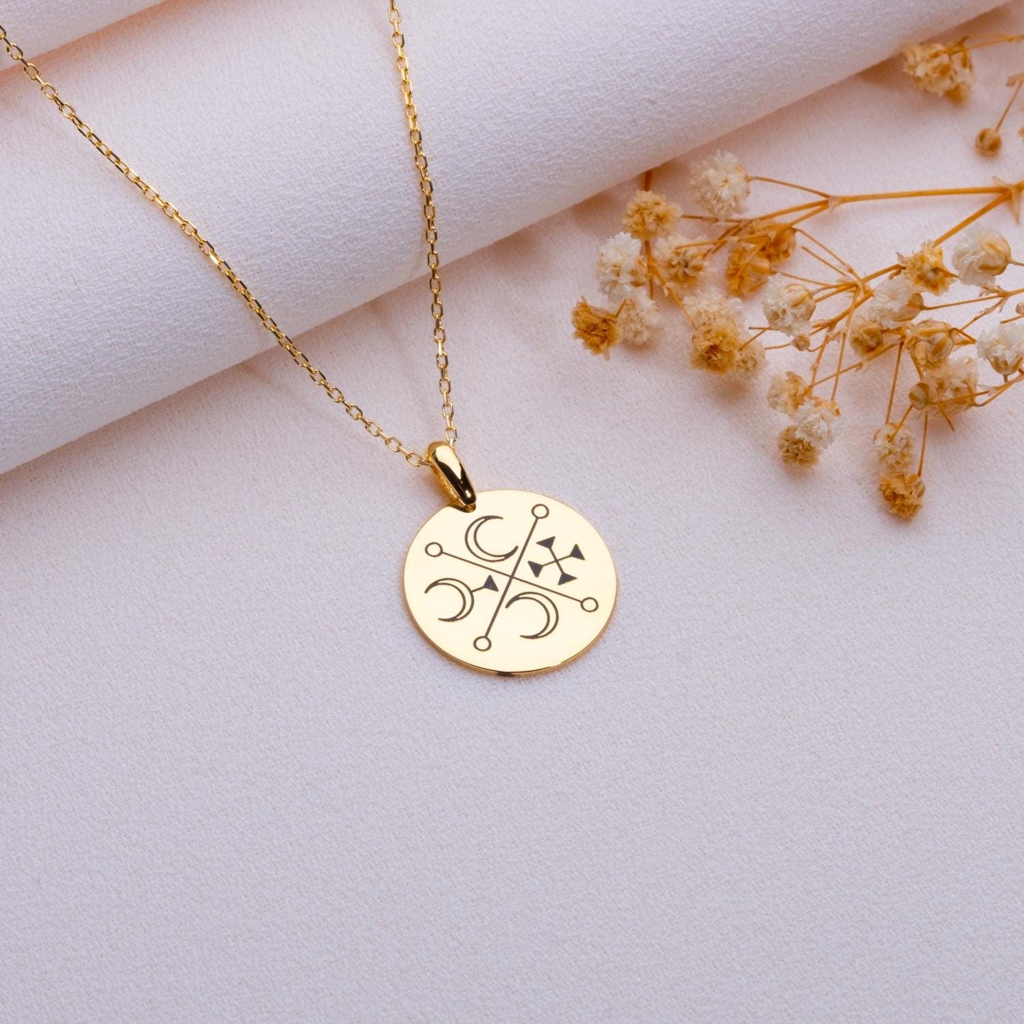 Custom Murmur Sigil Pendant – Lucifer Lilith Protection Sigil, Witchy Goth Jewelry, Halloween Supernatural Gift, Handmade Pendants