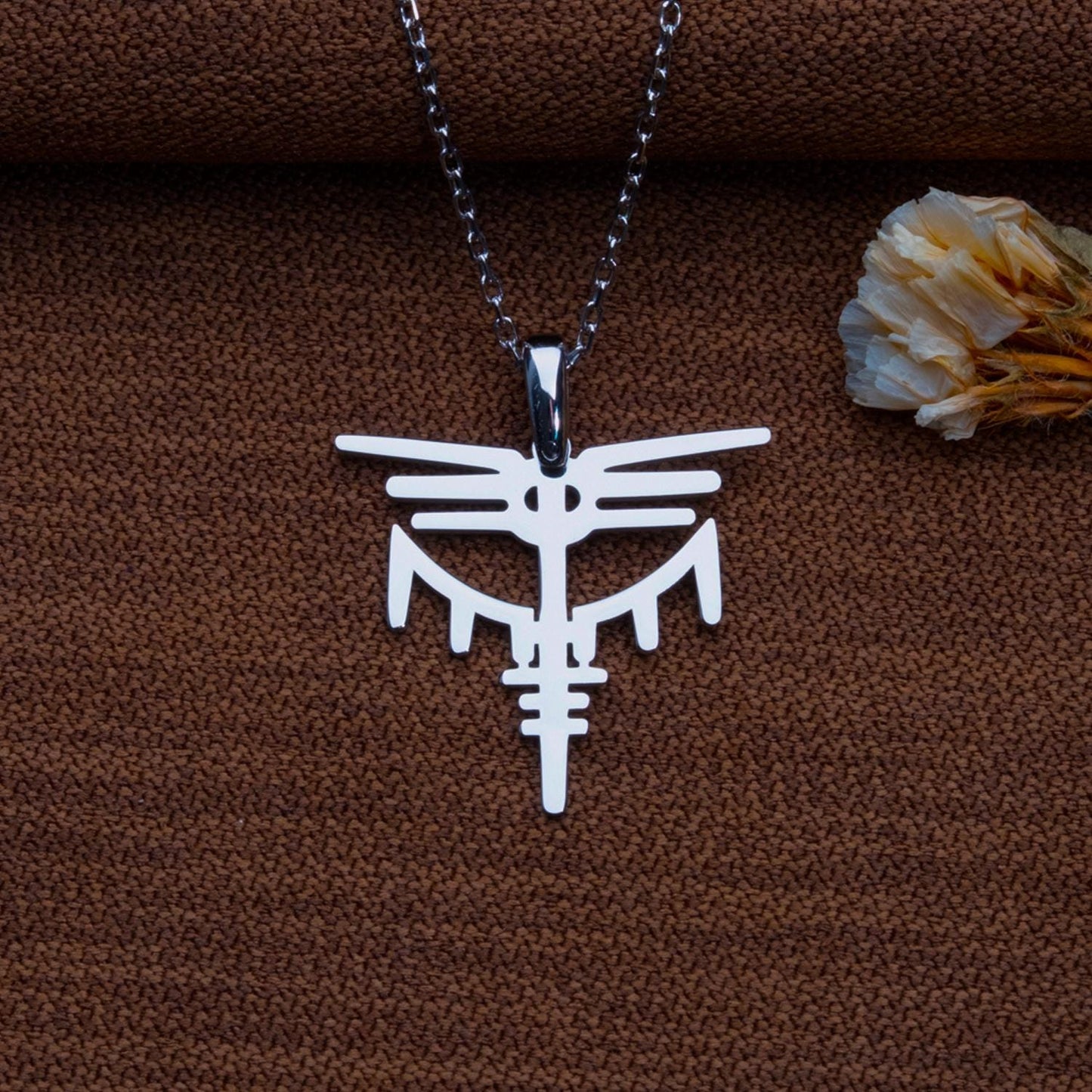 Valkyrie Pendant Necklace – Dragon Statement Jewelry,Handmade Medieval Festival Necklace for Women,Unique Gift for Her,Valkyrie Necklace