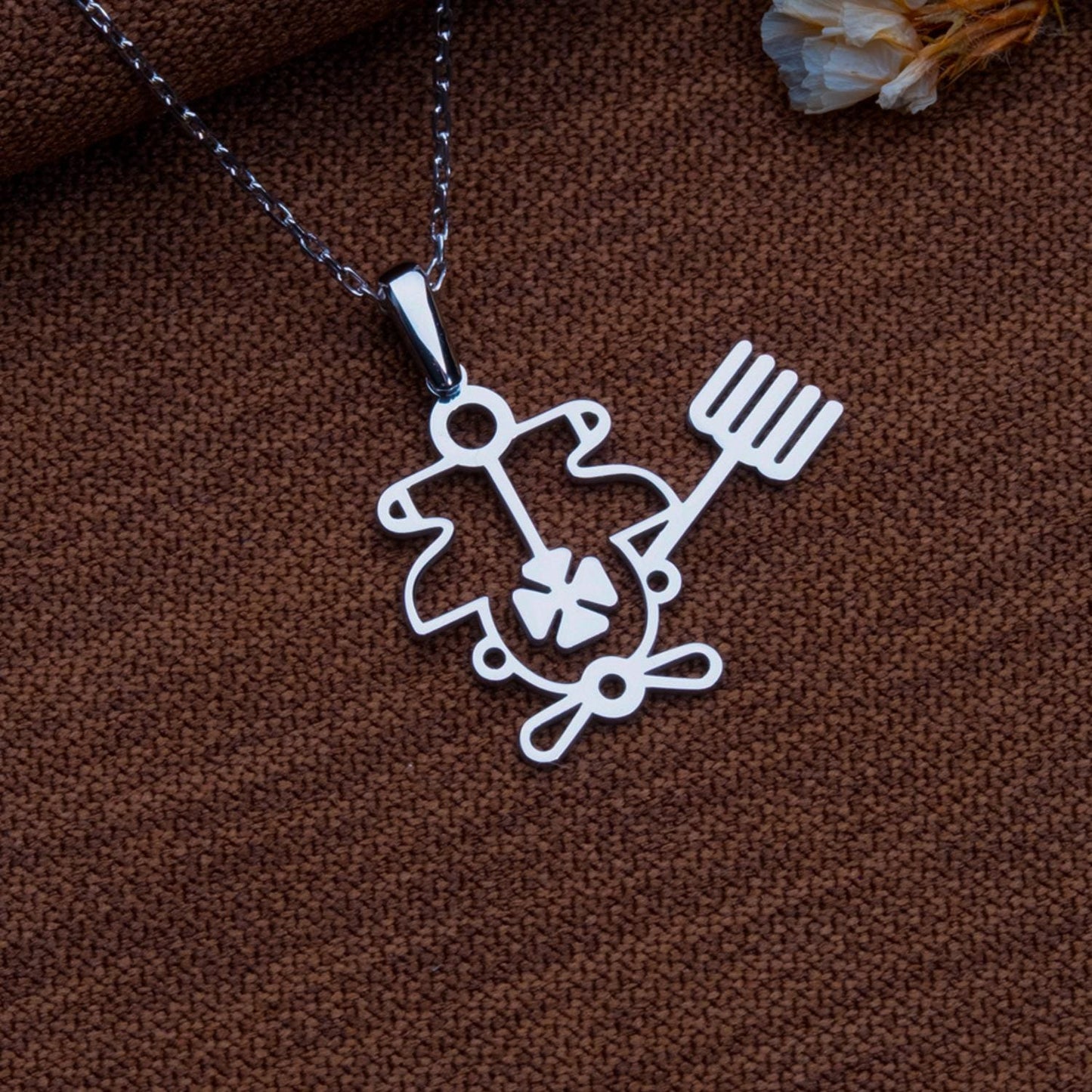 Purson Seal Necklace – Occult Demon Sigil Pendant, Protection Talisman,Witch Jewelry,Goth Necklace,Halloween Charm,Supernatural Gift for Him