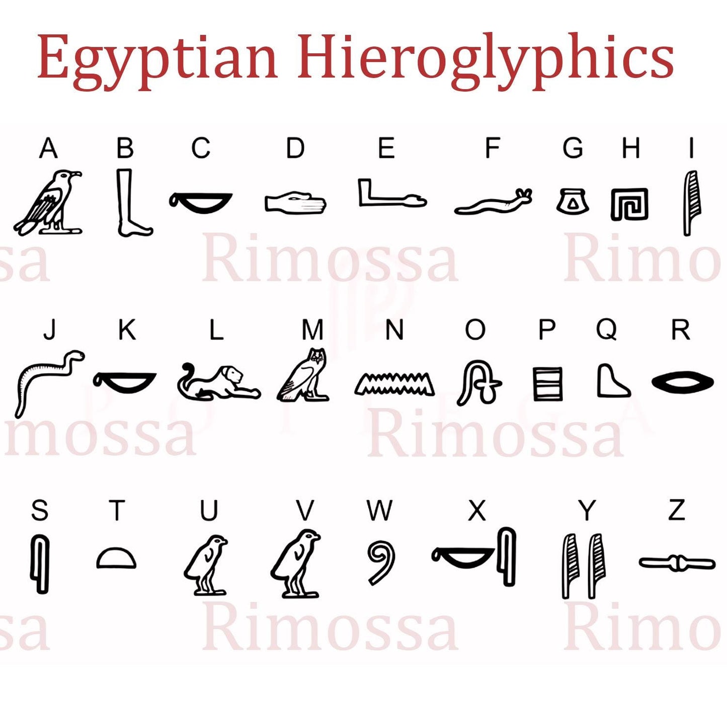 Personalized Egyptian Hieroglyphics Necklace • Gold Ankh Pendant • Custom Name Jewelry-Ancient Egypt Symbol-Mythology Talisman Gift for Her.
