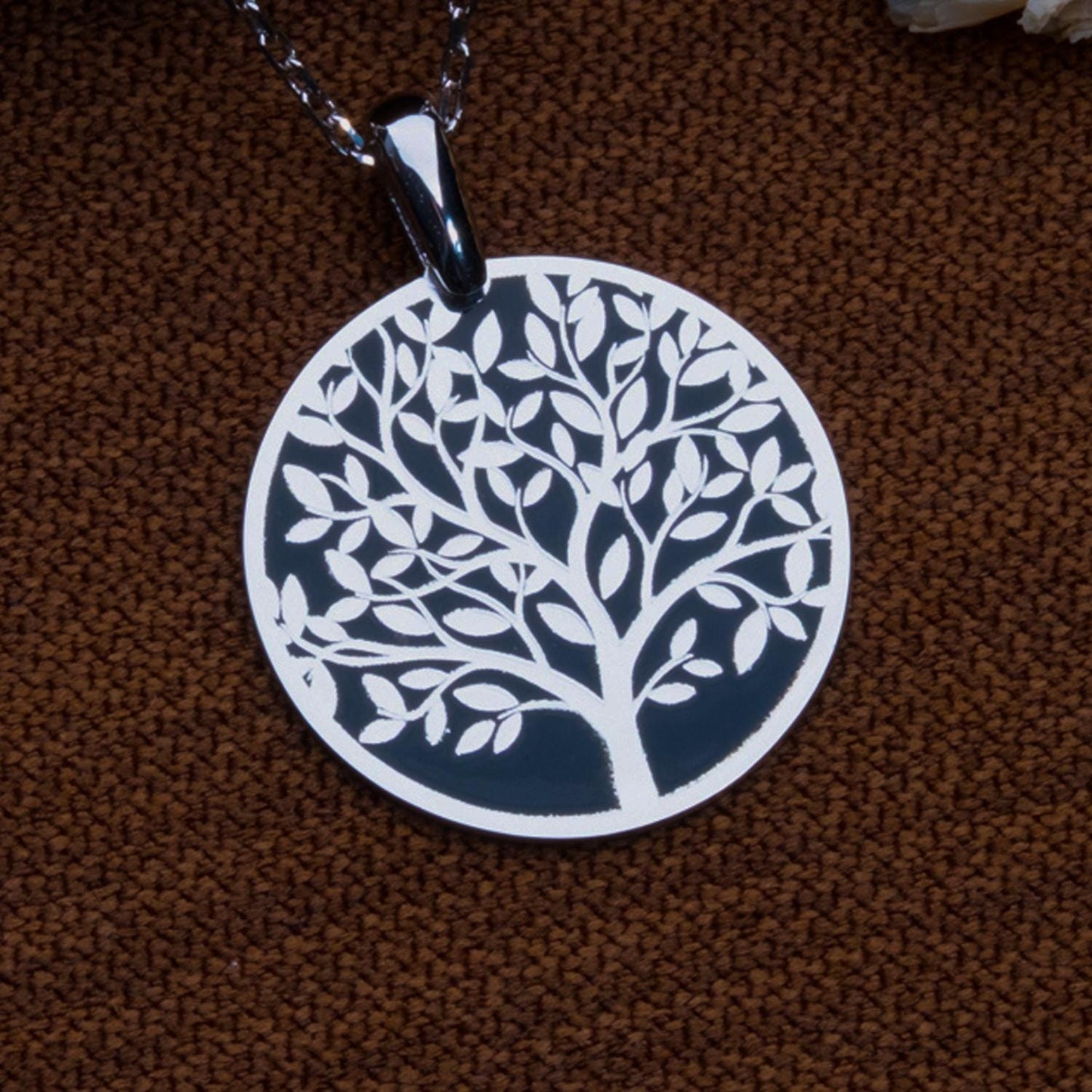 Tree of Life Necklace – 925 Sterling Silver Medallion Pendant, Family Tree Jewelry, Spiritual Nature Gift for Her, Boho Tree Charm Necklace