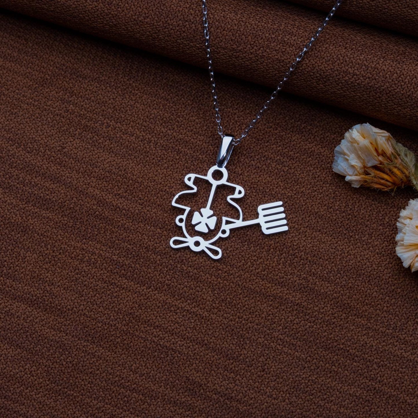 Purson Seal Necklace – Occult Demon Sigil Pendant, Protection Talisman,Witch Jewelry,Goth Necklace,Halloween Charm,Supernatural Gift for Him