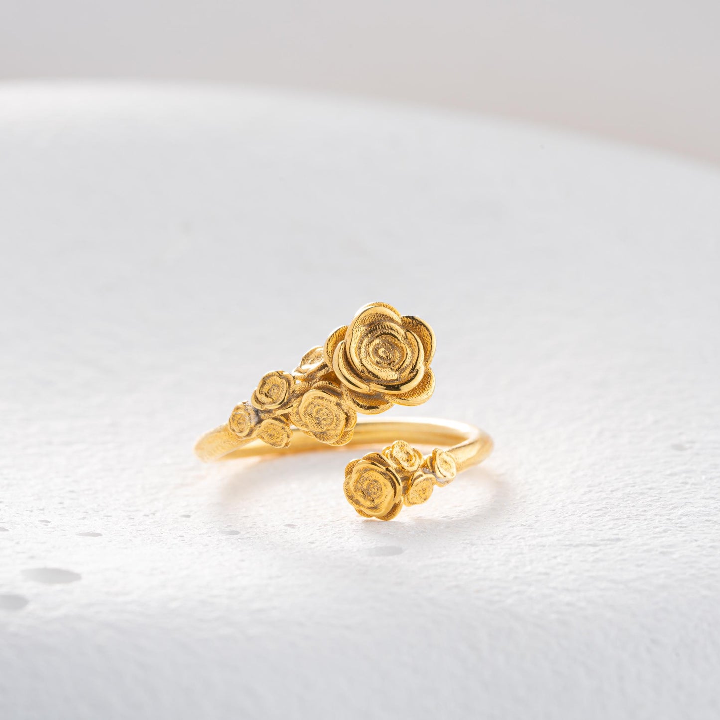 Gold Rose Ring, Rose Gold Rose Ring,Handmade Jewelry,Vintage Flower Ring,Rose Quartz Ring, Silver Rose Ring,Anniversary Gift,Statement Rings