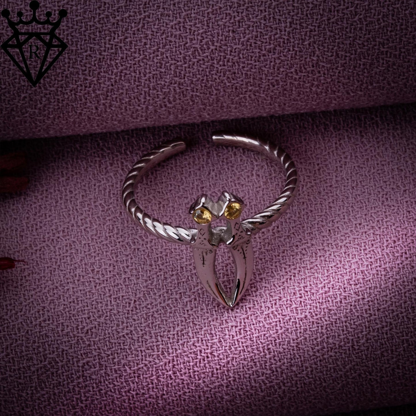 Adjustable Dagger Ring – Gold Sword Ring for Women, Elden Ring-Inspired Medieval Jewelry, Silver Signet Style, Birthstone Ring, Gift for Her