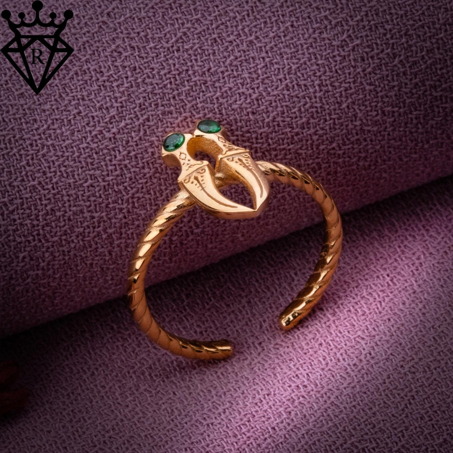 Dagger Ring, Silver Turquoise Ring, Gothic Pinky Ring, Vintage Statement Ring, Adjustable Celtic Stacking Open Ring, Unique Gift for Her