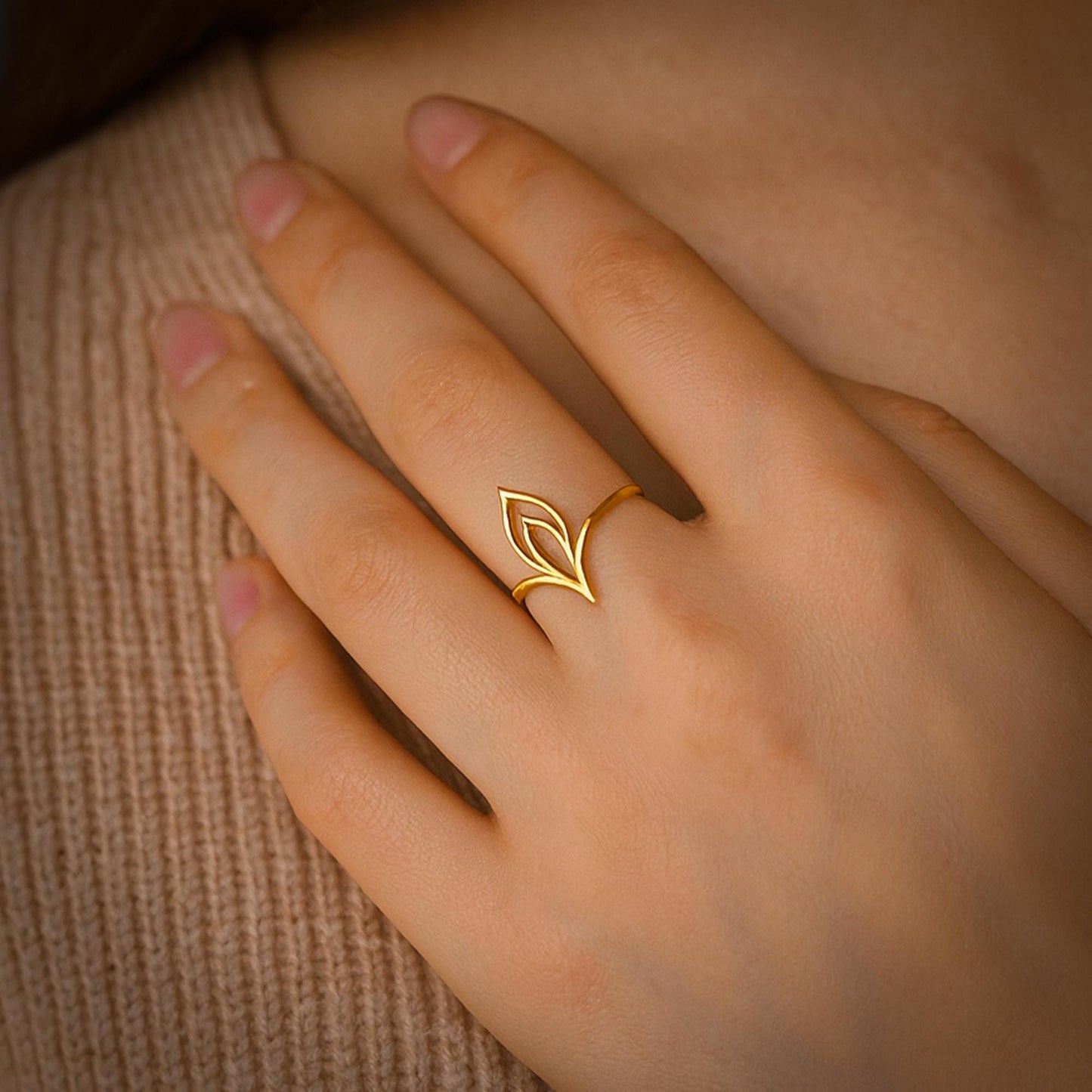 Elven Gold Ring, Adjustable Elf Jewelry, Sterling Silver Fantasy Ring,Fairy Angel Ring,Vintage Elvish Design,Lord of the Rings Inspired Gift