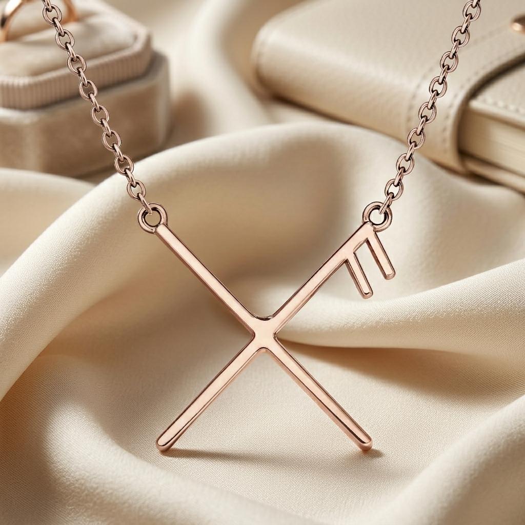 Viking Good luck / Good fortune Pendant Necklace | 925 Sterling Silver Jewelry | Norse Runic Symbol Theme | Meaningful Good Luck Gift