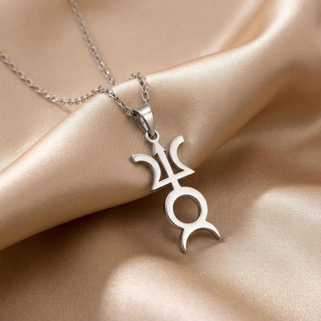 Varuna Symbol Necklace | 925 Sterling Silver | Mythological Symbolism | Meaningful & Unique Gift