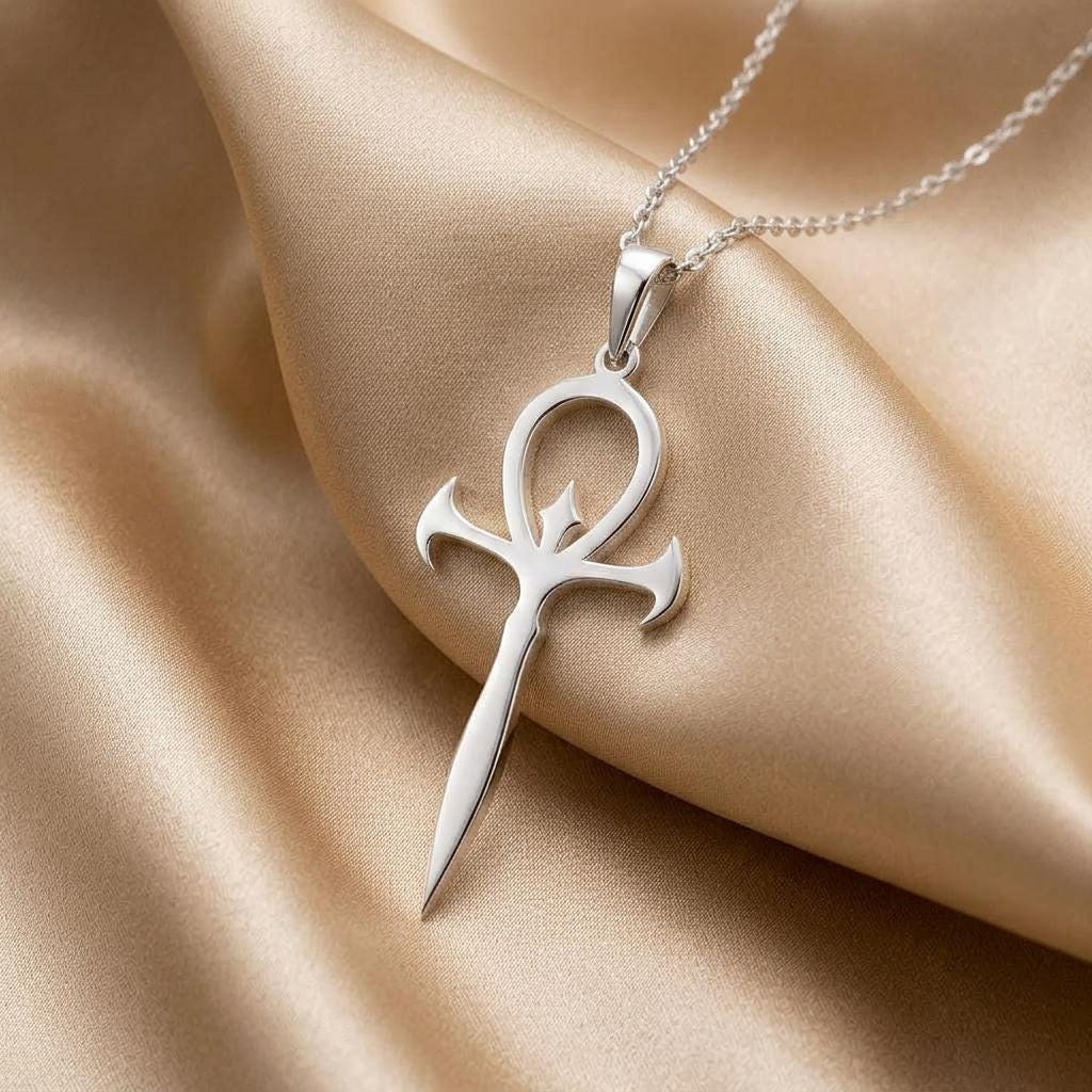 Ankh Necklace | 925 Sterling Silver | Mystical Life Symbol | Meaningful Life Gift
