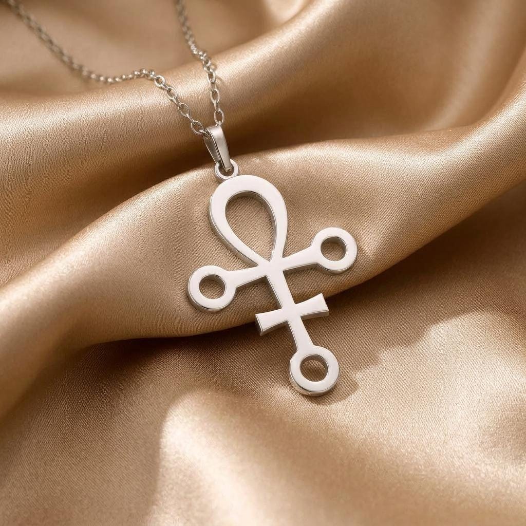 Anubis Symbol Necklace: | 925 Sterling Silver | Egyptian Mythology Theme | Spiritual Protection Gift