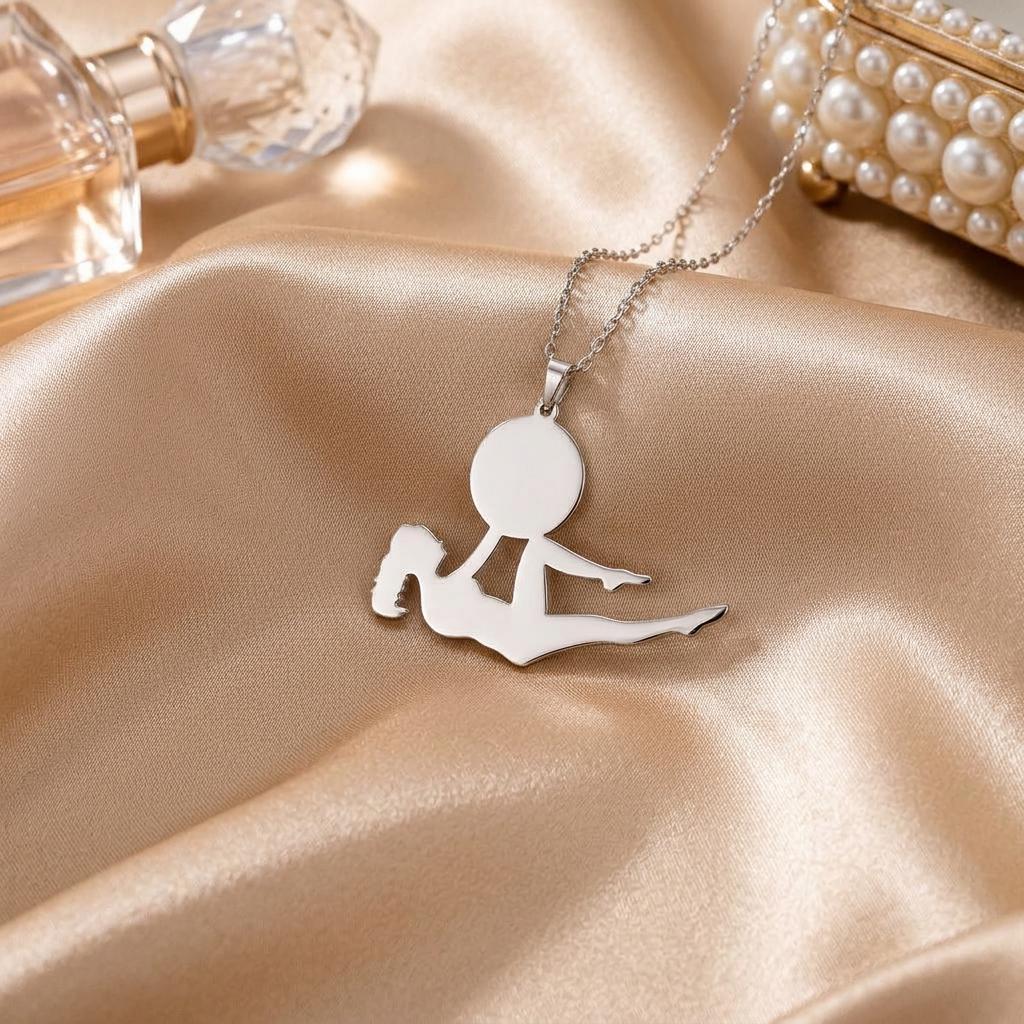 Yoga Pose Necklace | 925 Sterling Silver Jewelry | Balance & Mindfulness Pendant | Gift for Yoga Lovers