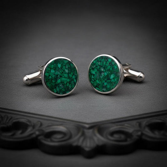 Personalized Malachite Stone Cufflinks: History, Meaning, and Jewelry Symbolism