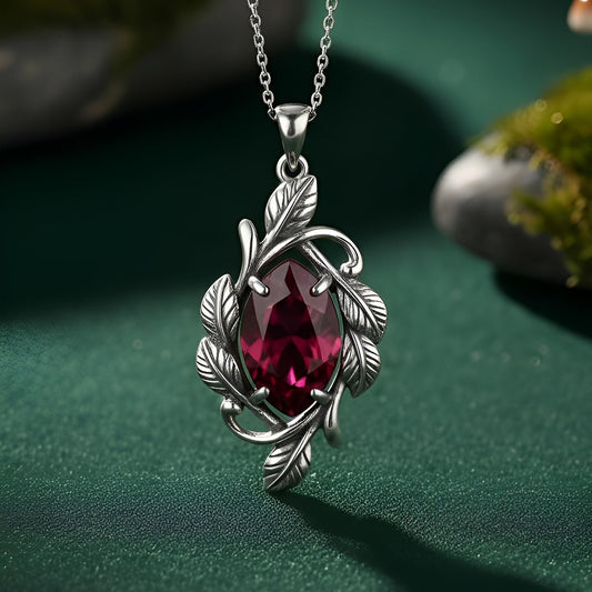 Crimson Leaf Vine Birthstone: History, Meaning, and Jewelry Symbolism