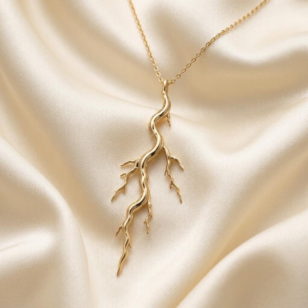 Lightning jewelry design featured in the Rimossa meaning guide