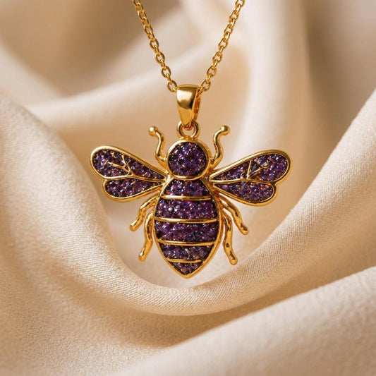 Amethyst Druzy Bee: History, Meaning, and Jewelry Symbolism