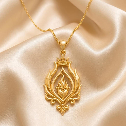 Regal Flame jewelry design featured in the Rimossa meaning guide