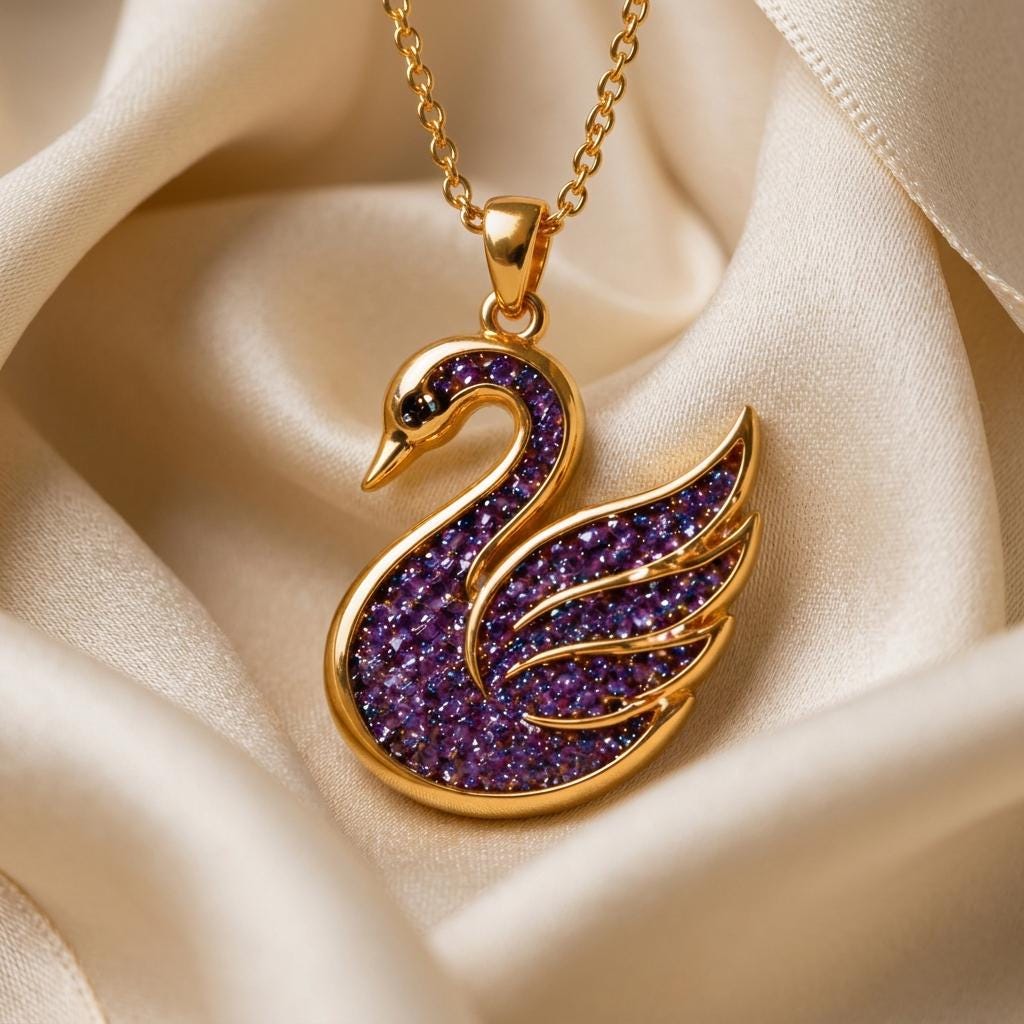 Amethyst Druzy Swan: History, Meaning, and Jewelry Symbolism