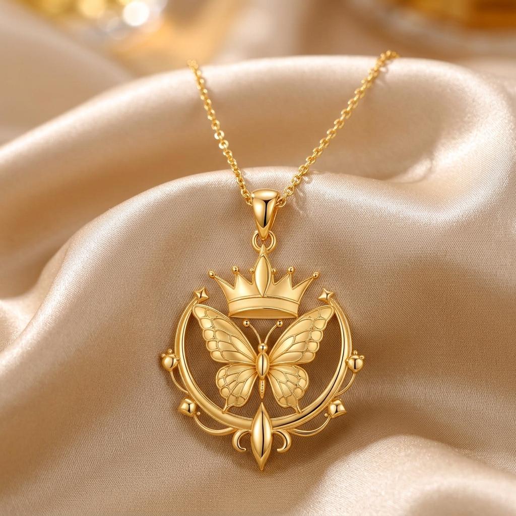 Butterfly Crown jewelry design featured in the Rimossa meaning guide