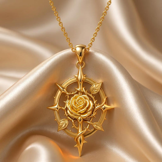 The Rose Flower Symbol jewelry design featured in the Rimossa meaning guide