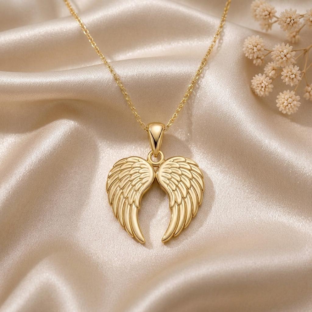 Angel Wings jewelry design featured in the Rimossa meaning guide
