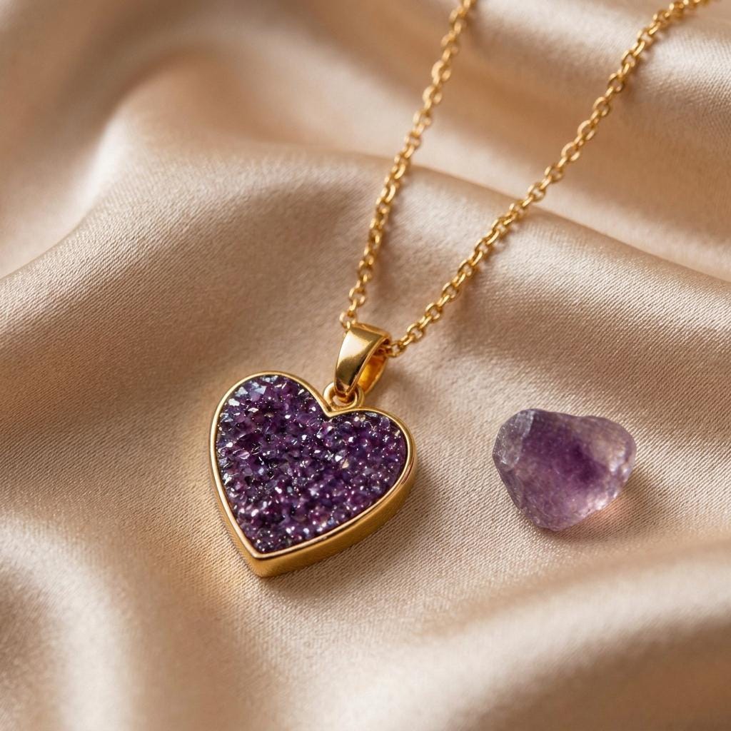 Amethyst druzy Heart: History, Meaning, and Jewelry Symbolism