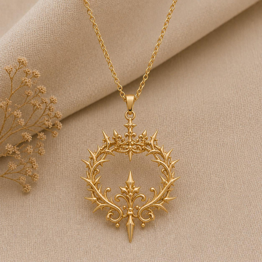 Majestic Thorn Crown jewelry design featured in the Rimossa meaning guide