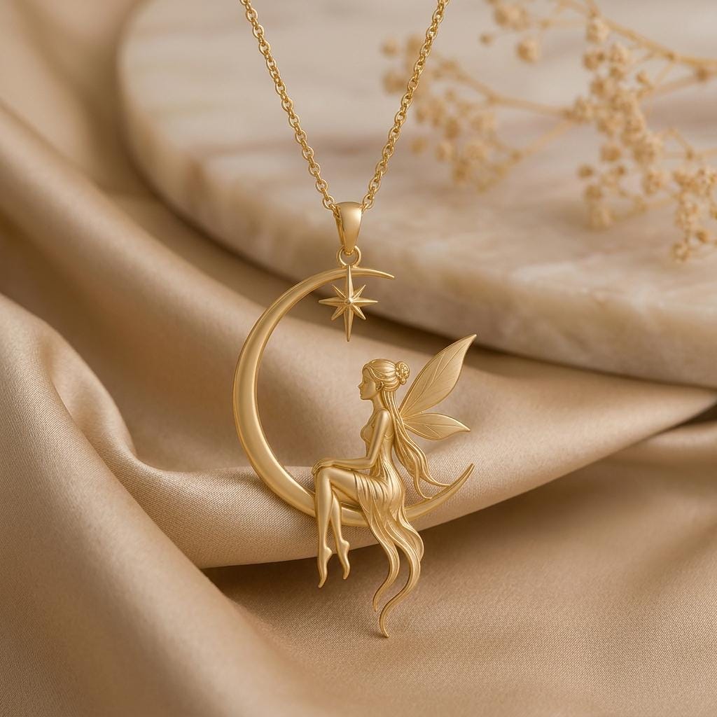 Moonveil Fairy jewelry design featured in the Rimossa meaning guide