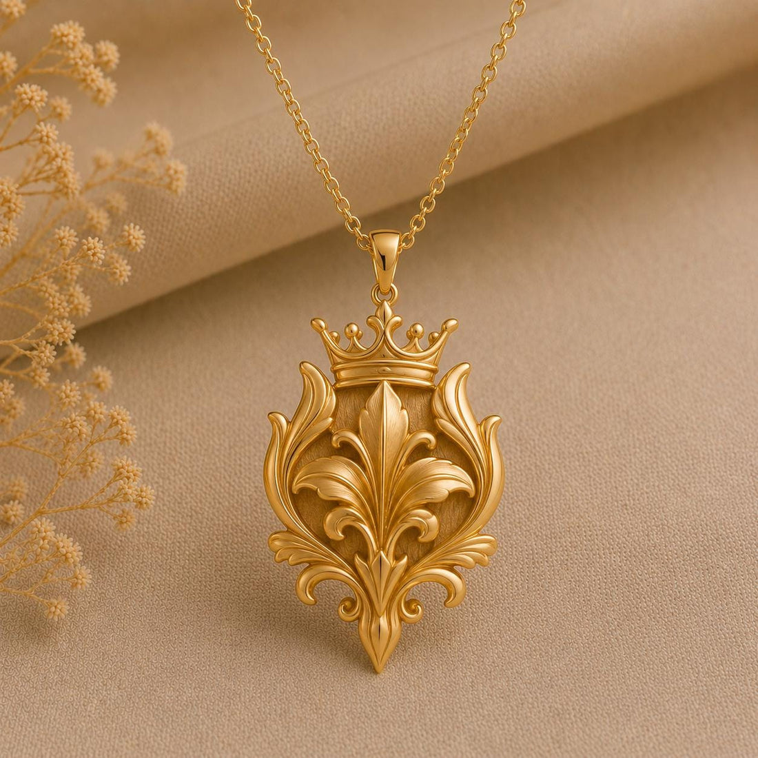 Royal Lily Crest jewelry design featured in the Rimossa meaning guide