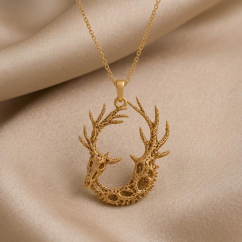 Fossil Deer Relic jewelry design featured in the Rimossa meaning guide