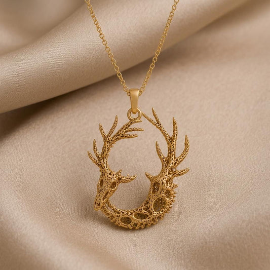 Fossil Deer Relic jewelry design featured in the Rimossa meaning guide
