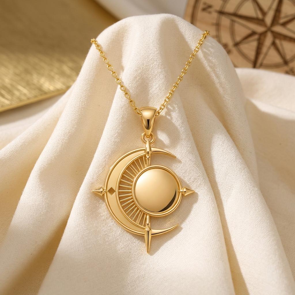 Lunar Eclipse jewelry design featured in the Rimossa meaning guide