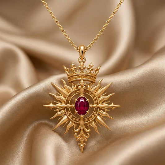 Solar Queen Sigil jewelry design featured in the Rimossa meaning guide