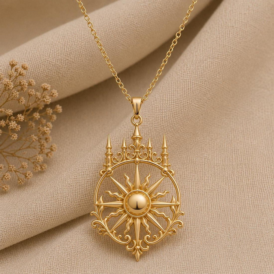 Royal Sunspire jewelry design featured in the Rimossa meaning guide