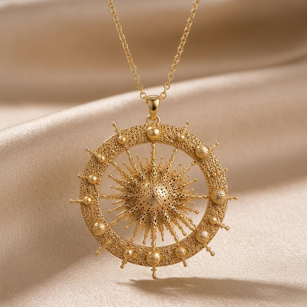 Sun Star jewelry design featured in the Rimossa meaning guide