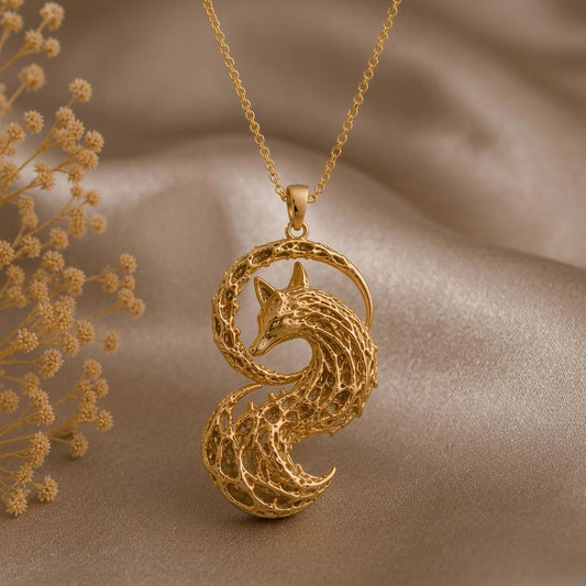 Ancient Fox Fossil jewelry design featured in the Rimossa meaning guide