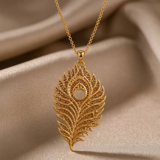 Lunar Peacock Relic jewelry design featured in the Rimossa meaning guide